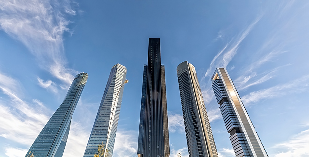 Las cuatro torres de Madrid, representativas de la economía madrileña